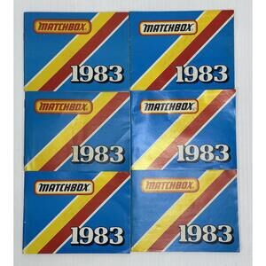 1983 Matchbox Catalog Stamped Harolds Place‎ Inc 2 Different Designs 3 Of Each
